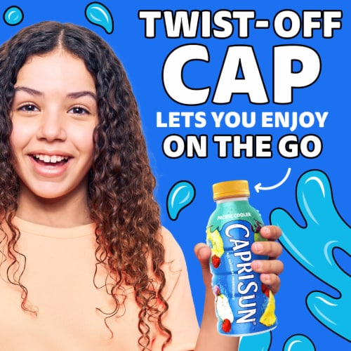 Capri Sun Pacific Cooler Mixed Fruit Naturally Flavored Juice Drink Blend Perspective: bottom