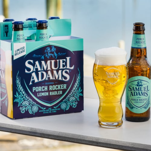 Samuel Adams Porch Rocker Lemon Radler Seasonal Beer Perspective: bottom