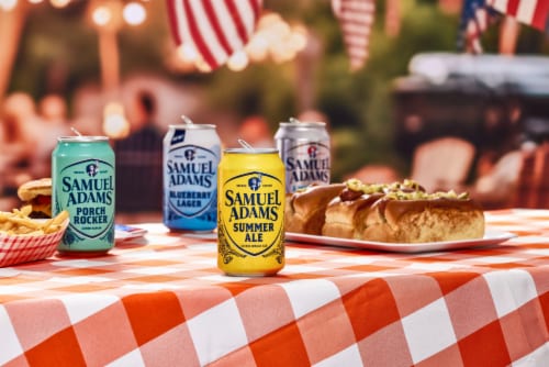 Samuel Adams Prime Time Seasonal Variety Beer Perspective: bottom