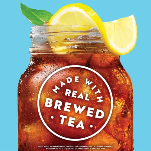 Twisted Tea Light Lemon Hard Iced Tea Perspective: bottom