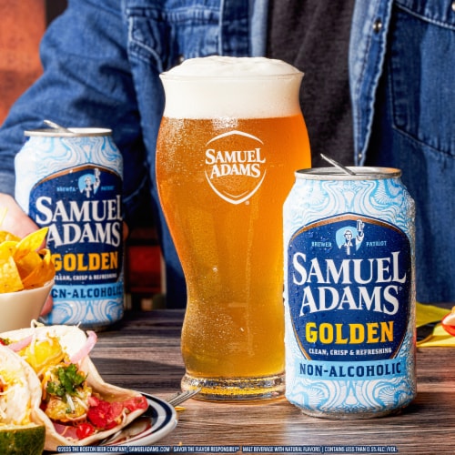 Samuel Adams Golden Non-Alcoholic Golden Beer Perspective: bottom