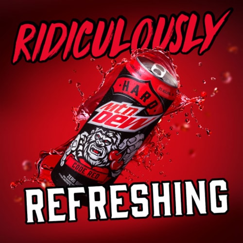 Hard Mountain Dew Code Red Perspective: bottom