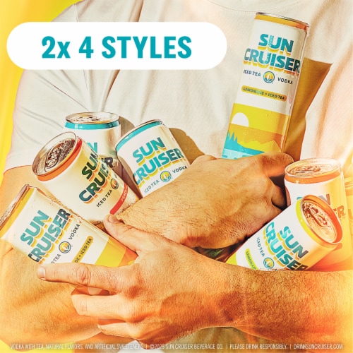 Sun Cruiser Iced Tea Vodka Variety Pack Perspective: bottom