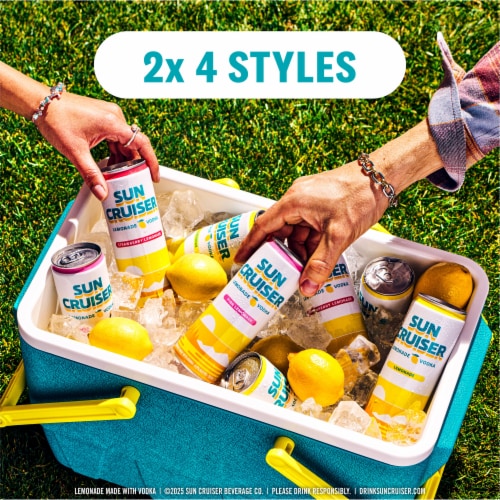 Sun Cruiser Lemonade Vodka Variety Pack Perspective: bottom