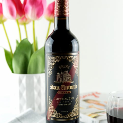 San Antonio Specialty Imperial Red California Semi-Sweet Red Wine Perspective: bottom