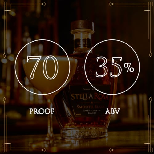 Stella Rosa Smooth Black Berry Flavored Grape Brandy Perspective: bottom
