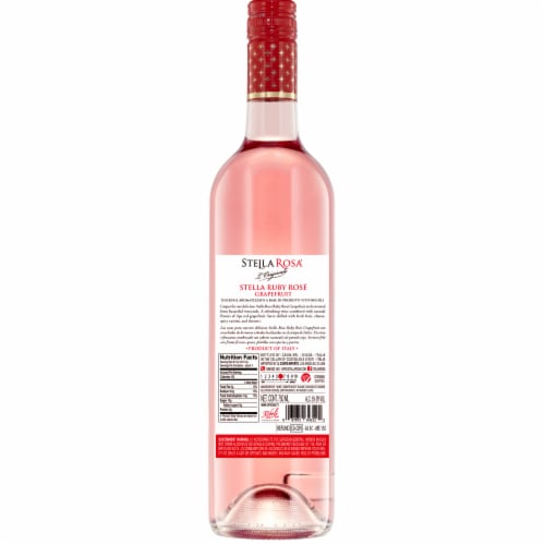 Stella Rosa Ruby Rose Grapefruit Italian Semi-Sweet Rose Wine, 750 mL ...