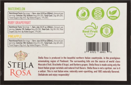 Stella Rosa Tropical Splash Variety Pack Canned White Blend Wine Perspective: bottom