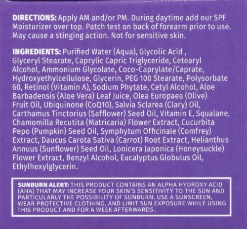 Reviva Labs 10% Glycolic Acid Anti-Aging Crème Perspective: bottom