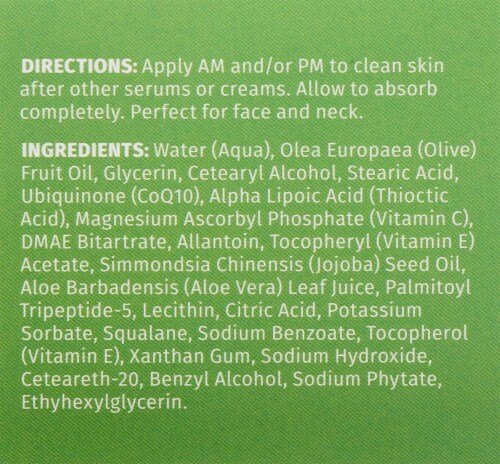 Reviva Labs Alpha Lipoic Acid Vitamin C Ester DMAE Firming Créme Perspective: bottom