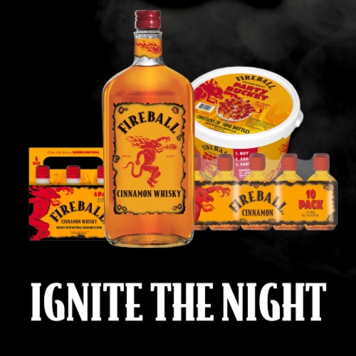 Fireball Hot Cinnamon Blended Whisky Perspective: bottom