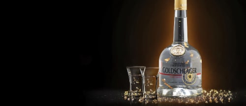 Goldschlager Cinnamon Schnapps Liqueur Perspective: bottom