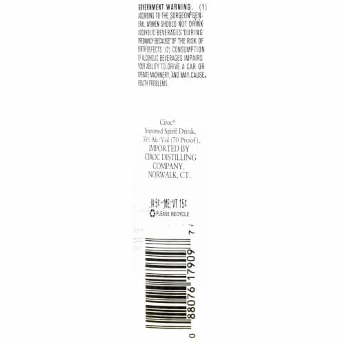 Ciroc Vodka Pineapple Perspective: bottom