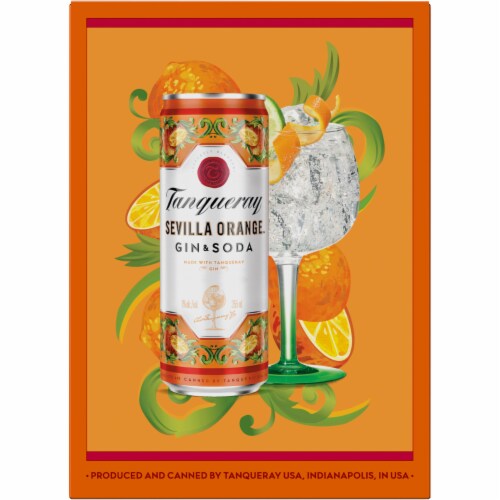 Tanqueray Sevilla Orange Gin & Soda Perspective: bottom