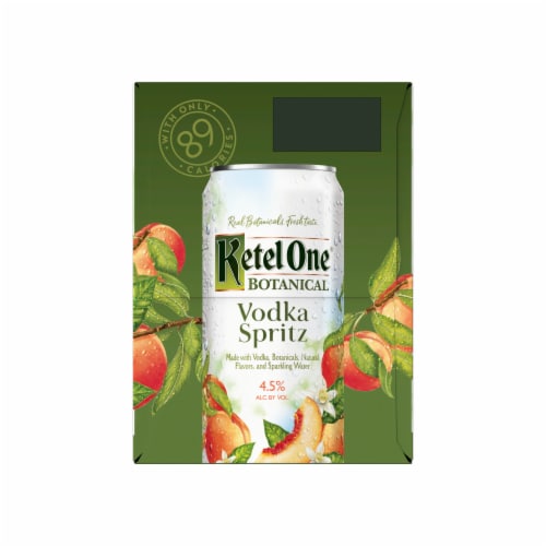 Ketel One Botanical Peach & Orange Blossom Vodka Spritz Perspective: bottom