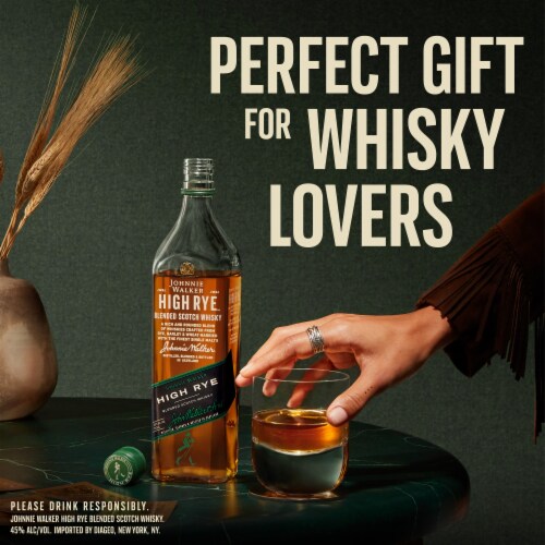 Johnnie Walker High Rye Whiskey Perspective: bottom