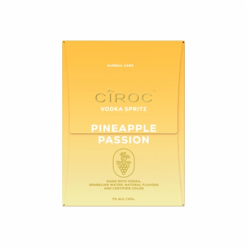 CIROC Pineapple Passion Vodka Spritz Perspective: bottom
