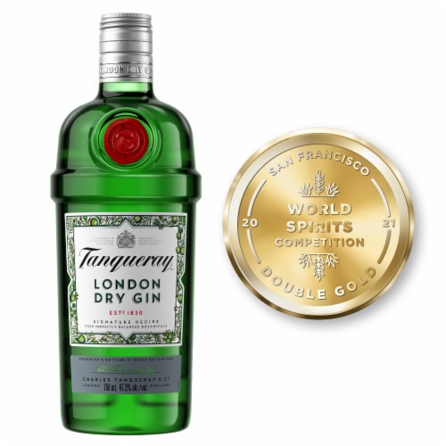 Tanqueray London Dry Gin Perspective: bottom