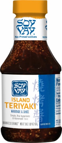 Soy Vay Island Teriyaki Marinade and Sauce Perspective: bottom