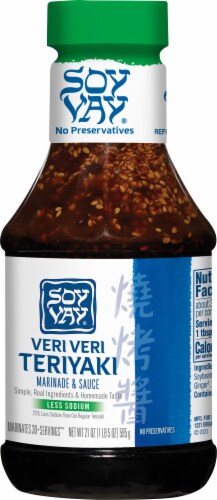 Soy Vay Veri Veri Teriyaki Less Sodium Marinade and Sauce Perspective: bottom