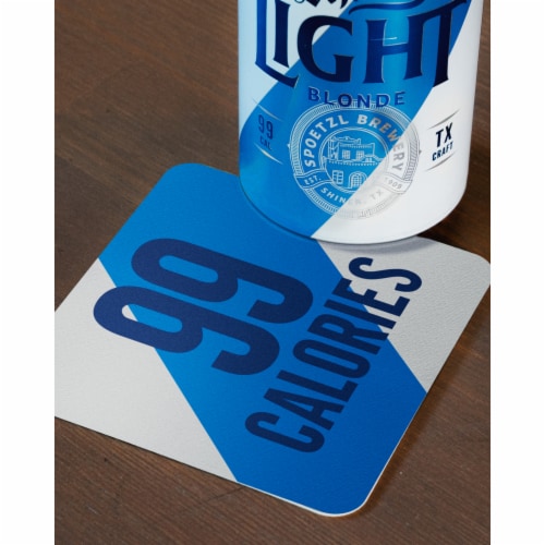 Shiner® Light Blonde Lager Craft Beer Perspective: bottom