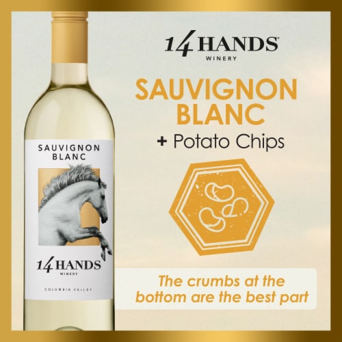 14 Hands Sauvignon Blanc Washington White Wine Perspective: bottom