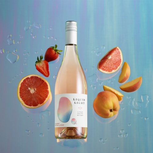 Liquid Light Rosé Washington Low Calorie Low Sugar Low Carb Rosé Wine Perspective: bottom