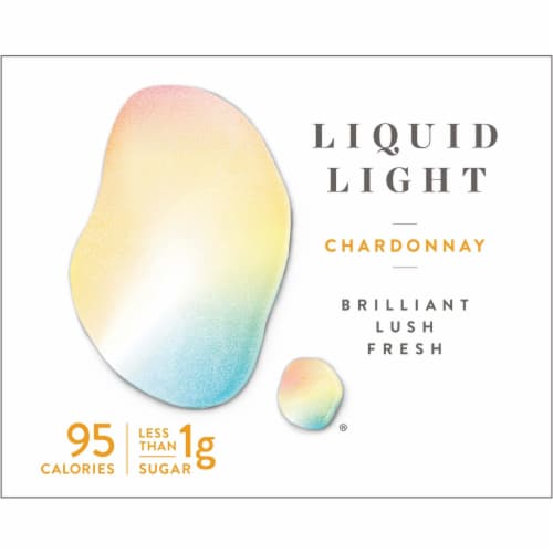 Liquid Light Chardonnay Washington Low Calorie Low Sugar Low Carb White Wine Perspective: bottom