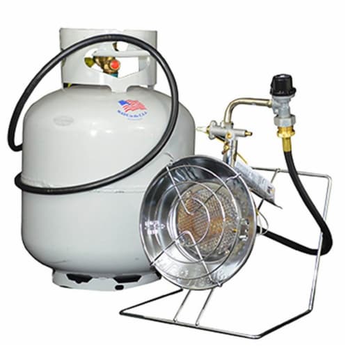 Mr. Heater MH-F242300 15,000 BTU Propane Gas Tank Top Outdoor Heater and Cooker Perspective: bottom
