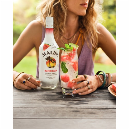 Malibu Watermelon Flavored Rum Perspective: bottom