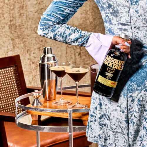 Absolut Espresso Martini Coffee Cocktail Perspective: bottom