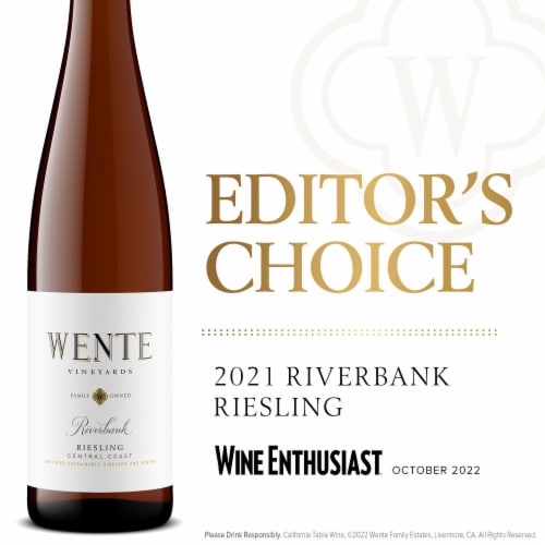 Wente Vineyards Riverbank Riesling California White Wine Perspective: bottom