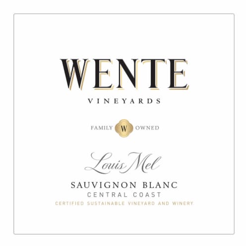 Wente Vineyards Louis Mel Sauvignon Blanc California White Wine Perspective: bottom