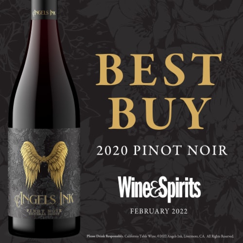 Angels Ink Pinot Noir Red Wine Perspective: bottom