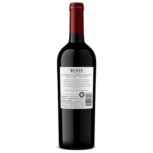 Wente Vineyards Sandstone Merlot California Red Wine Perspective: bottom