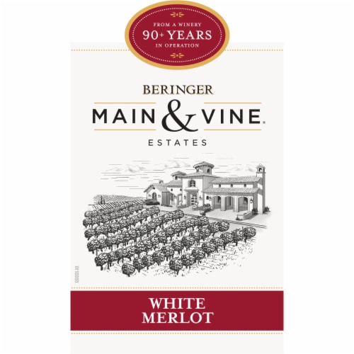 Beringer White Merlot California Rose Wine Perspective: bottom