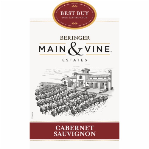 Beringer Main & Vine Cabernet Sauvignon California Red Wine Perspective: bottom