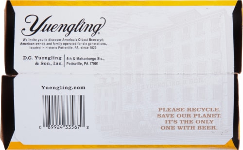 Yuengling Golden Pilsner Beer Perspective: bottom