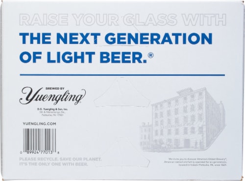 Yuengling® Flight Light Beer Perspective: bottom