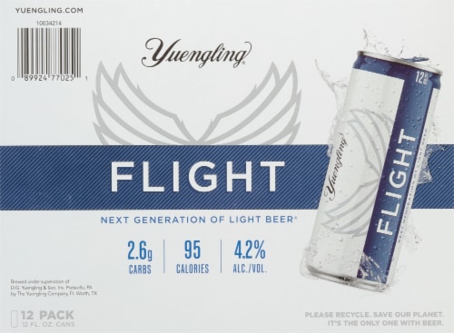 Yuengling® Flight Slim Beer Cans Perspective: bottom