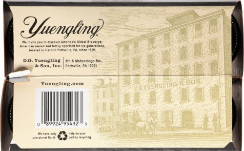 Yuengling® Black & Tan Porter & Premium Beer Bottles Perspective: bottom