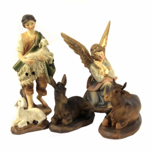 Christmas Nativity W/ Kings & Shepherd Holy Family Shepherd Boy 34997