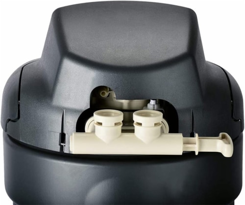 EcoPure 31,000 Grain Softener Salt & Water Saving Autosense Technology, Dark Gray Perspective: bottom