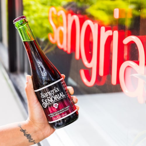 Sangria Senorial Non-Alcoholic Sangria Soda Perspective: bottom
