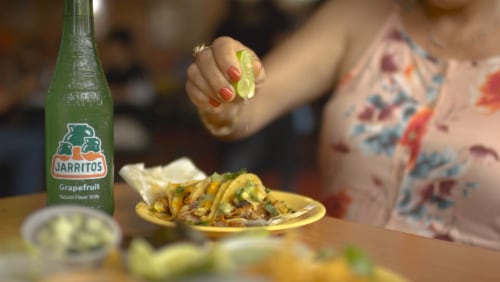 Jarritos Pineapple Soda Perspective: bottom