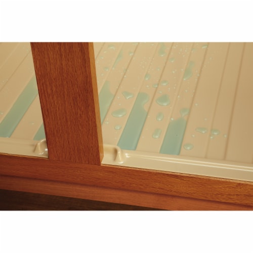 Rev-A-Shelf SBDT-2730-A-1 Under Sink Base Drip Tray Cabinet Accessory, Almond Perspective: bottom