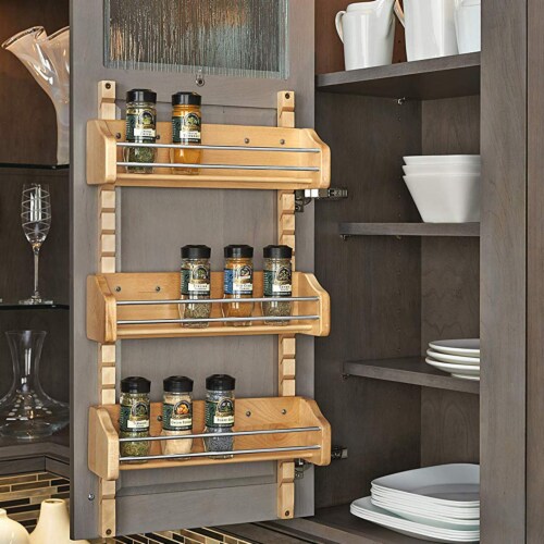 Spice Rack Organizer Easy Stick to Cupboard Door Holds up to 20 Spices, 1  unit - Kroger