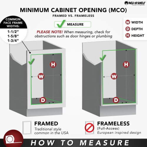 Rev-A-Shelf 14.75 Pull Out Kitchen Cabinet Organizer Soft-Close,  448-BCSC-14C, 14.75 - Kroger