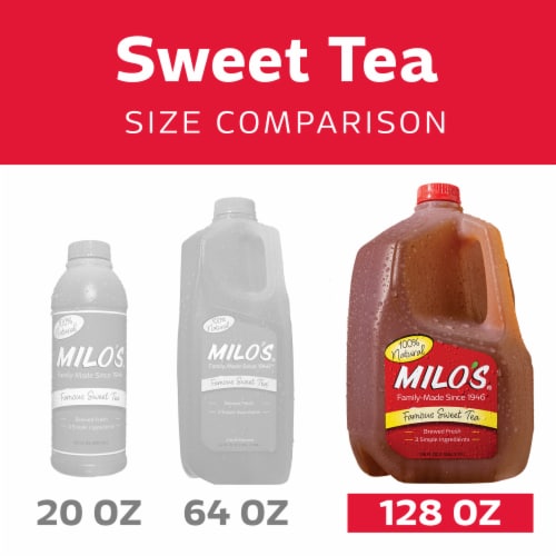 Milo's® Famous Sweet Iced Tea Carton Perspective: bottom