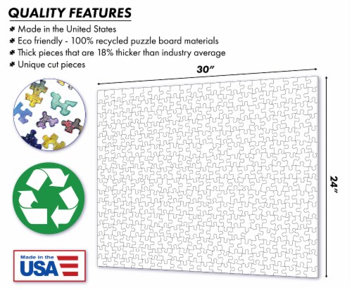 Springbok's 1000 Piece Jigsaw Puzzle Vintage Store - Made in USA Perspective: bottom